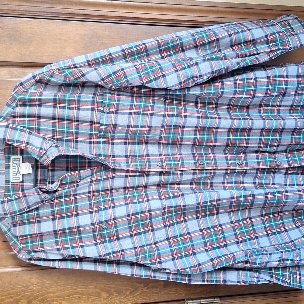 Duluth Trading Co Mens Flannel Shirt XL